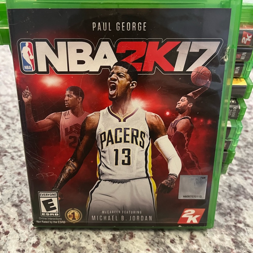 NBA 2K17 Video Game for Xbox One - Green Case